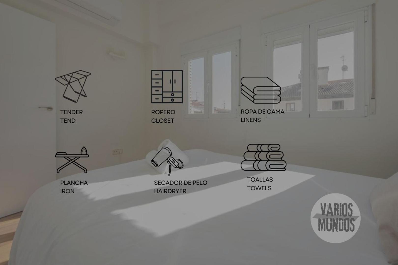 Downtown Apt 1Hab Para 3Pax En La Plaza De Chueca Madrid Luaran gambar